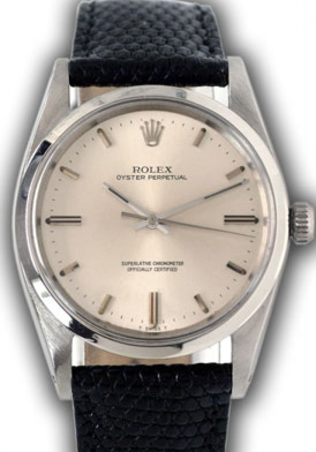 Vintage Rolex Oyster Perpetual 1018 Steel with Silver Dial